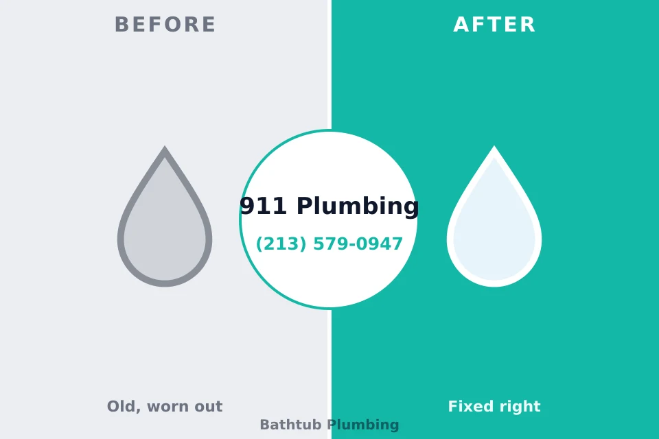Before and after: plumbing company Dandridge, TN